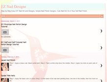 Tablet Screenshot of eznaildesigns.blogspot.com