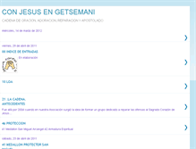 Tablet Screenshot of cadenadegetsemani.blogspot.com