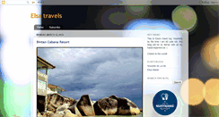 Desktop Screenshot of elsatravels.blogspot.com