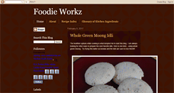 Desktop Screenshot of foodieworkz.blogspot.com