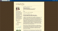 Desktop Screenshot of lovingmyboy.blogspot.com