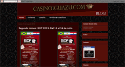 Desktop Screenshot of casinoiguazu.blogspot.com