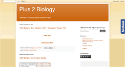 Desktop Screenshot of plus2biology.blogspot.com
