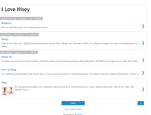 Tablet Screenshot of ilovenisey-ladies.blogspot.com