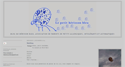 Desktop Screenshot of lepetitherissonbleu.blogspot.com