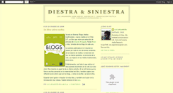 Desktop Screenshot of diestrasiniestra.blogspot.com