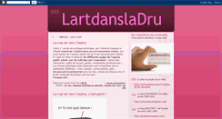 Desktop Screenshot of lartdansladru.blogspot.com