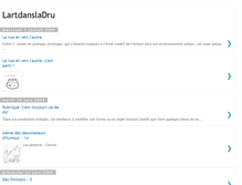 Tablet Screenshot of lartdansladru.blogspot.com