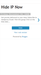 Mobile Screenshot of hideipnow.blogspot.com