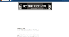Desktop Screenshot of hot-male-underwear.blogspot.com