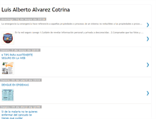 Tablet Screenshot of luisalbertoalvarezcotrina.blogspot.com