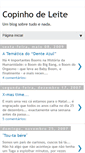 Mobile Screenshot of copinho-de-leite.blogspot.com