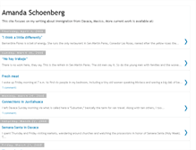 Tablet Screenshot of amandaschoenberg.blogspot.com