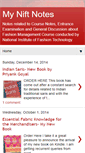 Mobile Screenshot of myniftnotes.blogspot.com