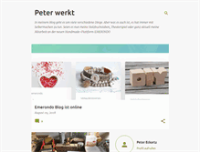 Tablet Screenshot of peterwerkt.blogspot.com