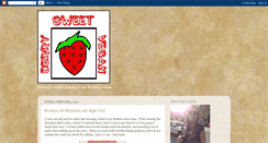 Desktop Screenshot of berrysweetvegan.blogspot.com