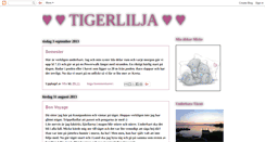 Desktop Screenshot of mia-tigerlilja.blogspot.com