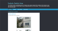 Desktop Screenshot of inebolu-satilik-arsa.blogspot.com