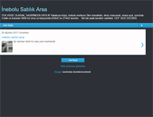 Tablet Screenshot of inebolu-satilik-arsa.blogspot.com