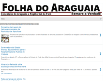 Tablet Screenshot of folhadoaraguaia.blogspot.com