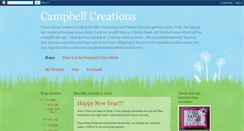 Desktop Screenshot of campbellcreations8.blogspot.com