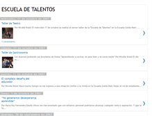 Tablet Screenshot of escueladetalentos.blogspot.com