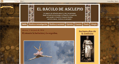 Desktop Screenshot of elbaculodeasclepio.blogspot.com