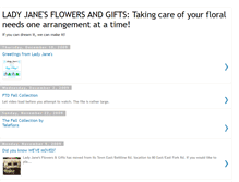 Tablet Screenshot of ladyjanesflowersandgifts.blogspot.com