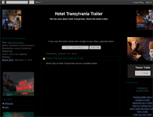 Tablet Screenshot of hotel-transylvania-movie-trailer.blogspot.com