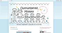 Desktop Screenshot of outnumberedmommy.blogspot.com