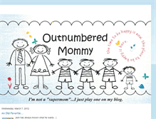 Tablet Screenshot of outnumberedmommy.blogspot.com