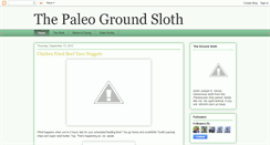 Desktop Screenshot of paleogroundsloth.blogspot.com