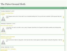 Tablet Screenshot of paleogroundsloth.blogspot.com