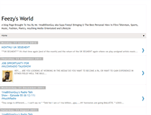 Tablet Screenshot of feezyworld.blogspot.com