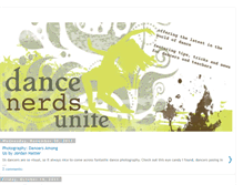 Tablet Screenshot of dancenerds.blogspot.com