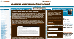 Desktop Screenshot of classicalmusicmobile.blogspot.com