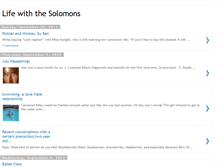Tablet Screenshot of lifewiththesolomons.blogspot.com