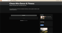 Desktop Screenshot of chezaafrodancefitness.blogspot.com