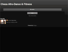 Tablet Screenshot of chezaafrodancefitness.blogspot.com