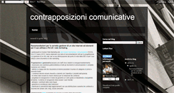 Desktop Screenshot of contrapposizionicomunicative.blogspot.com