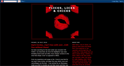 Desktop Screenshot of flicks-licks-chicks.blogspot.com