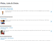 Tablet Screenshot of flicks-licks-chicks.blogspot.com
