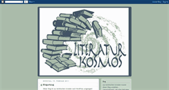 Desktop Screenshot of literaturkosmos.blogspot.com