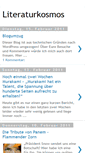 Mobile Screenshot of literaturkosmos.blogspot.com