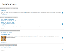 Tablet Screenshot of literaturkosmos.blogspot.com