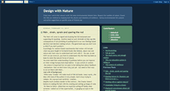 Desktop Screenshot of designwithnature.blogspot.com