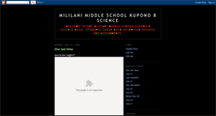 Desktop Screenshot of k8science.blogspot.com