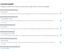 Tablet Screenshot of cousincouple.blogspot.com