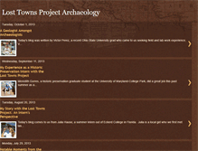 Tablet Screenshot of losttownsproject.blogspot.com