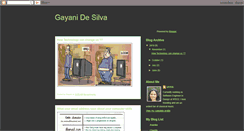 Desktop Screenshot of gayani-de-silva.blogspot.com